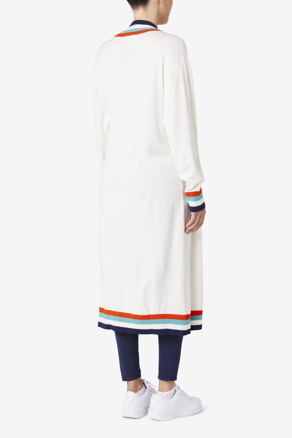 Fila Outlets Angelina Maxi Cardigan Tofu