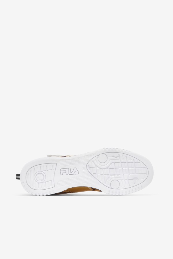 Fila Outlets Metallic Gold/White/Black Women\'s F-14 Metallic