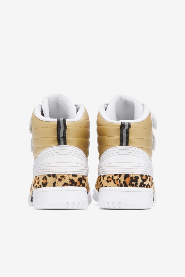 Fila Outlets Metallic Gold/White/Black Women\'s F-14 Metallic