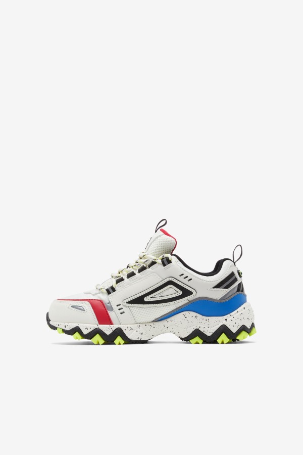 White/Black/Blue Fila Outlets Big Kids\' Oakmont Tr