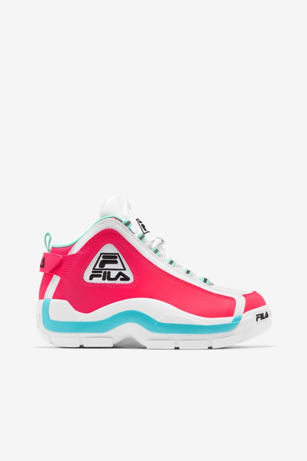 Women's Grant Hill 2 White/Diva Pink/Blue Fila Outlets