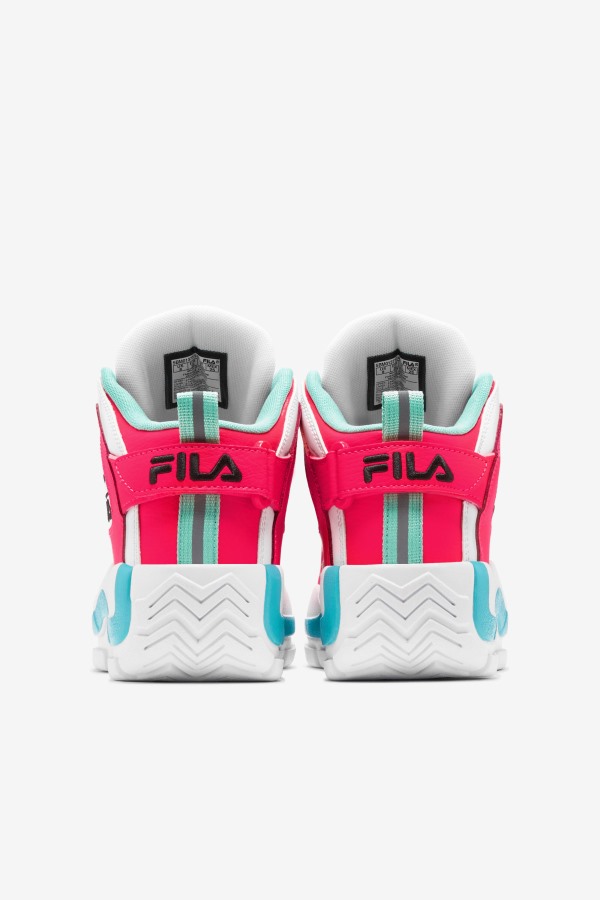 Women\'s Grant Hill 2 White/Diva Pink/Blue Fila Outlets