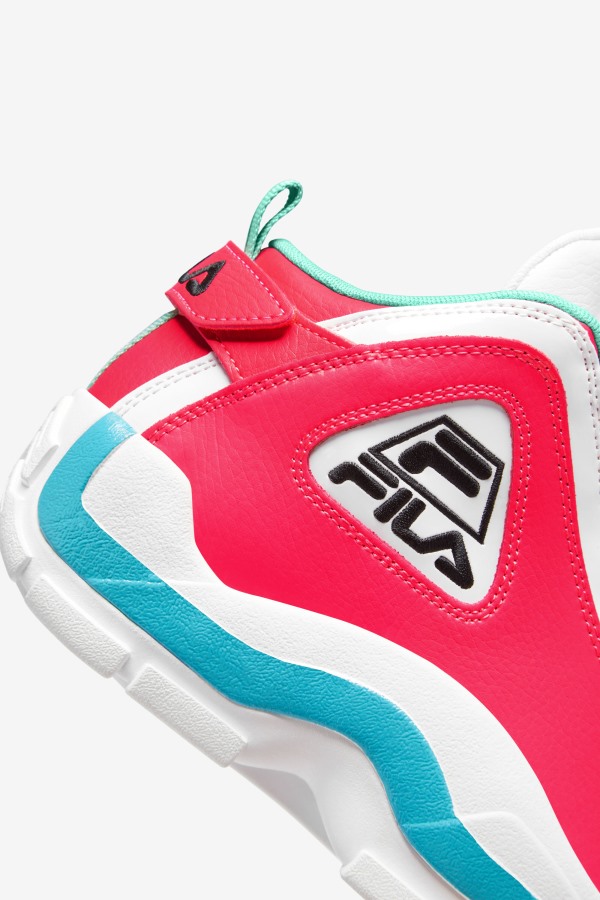 Women\'s Grant Hill 2 White/Diva Pink/Blue Fila Outlets