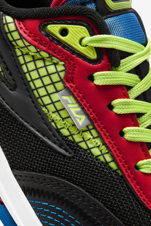 Fila Outlets Big Kids\' Renno Black/Blue/Red