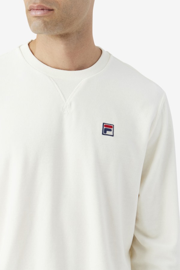 Earl Velour Crew Egret Fila Outlets