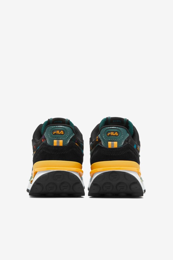 Big Kids\' Renno Fila Outlets Black/June Bug/Saffron