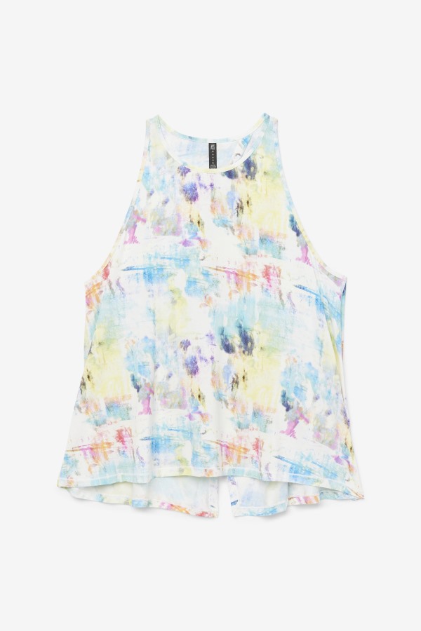 Fila Outlets Tie Dye Fi-Lux Open Back Tank Top