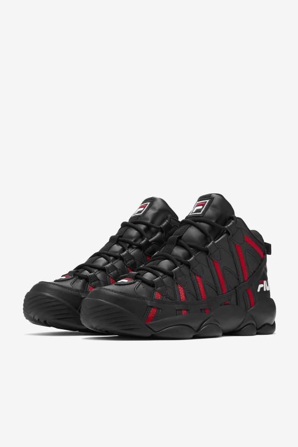 Fila Outlets Black/Red/White Men\'s Stackhouse Spaghetti