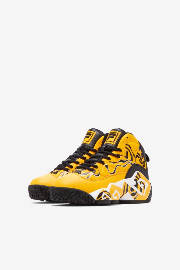 Gold/Black/White Fila Outlets Big Kids\' Mb