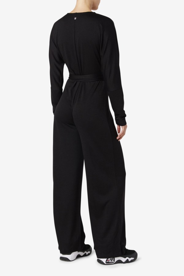 Black Everleigh Jumpsuit Fila Outlets