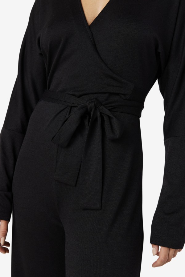 Black Everleigh Jumpsuit Fila Outlets
