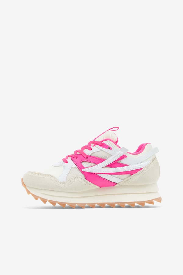 Fila Outlets Women\'s Sandenal Orbit White/Pink/White