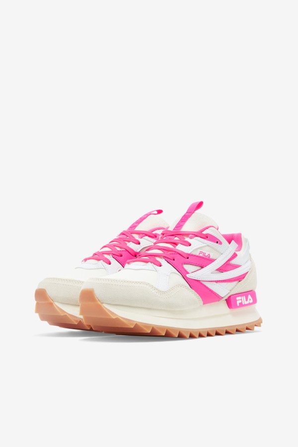 Fila Outlets Women\'s Sandenal Orbit White/Pink/White