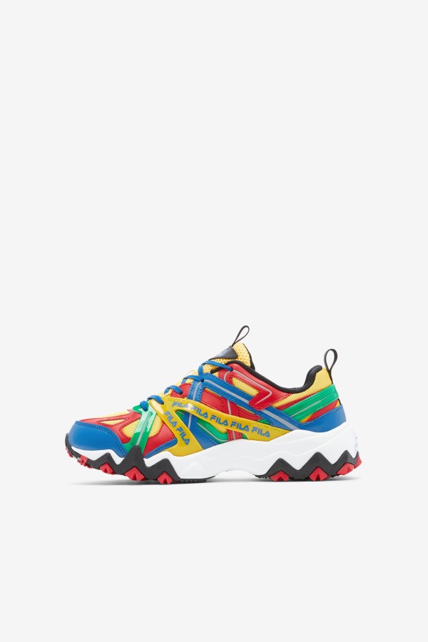 Fila Outlets Big Kids\' Electromont Lemon/Red/Imperial Blue