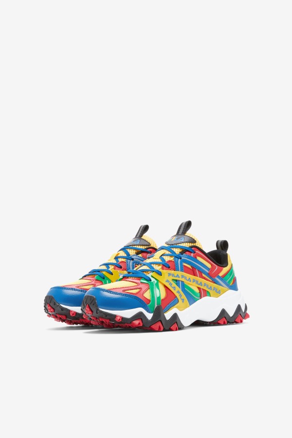 Fila Outlets Big Kids\' Electromont Lemon/Red/Imperial Blue