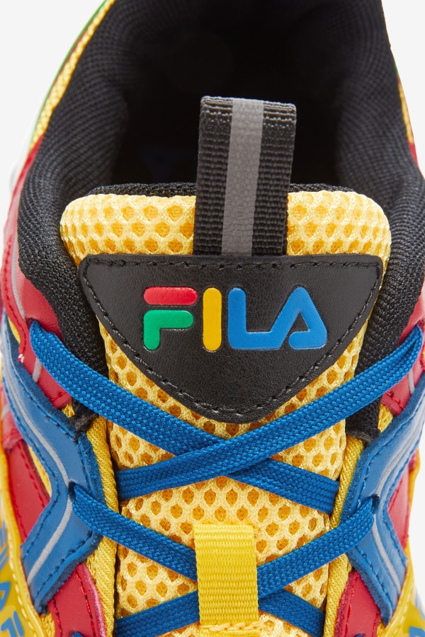 Fila Outlets Big Kids\' Electromont Lemon/Red/Imperial Blue
