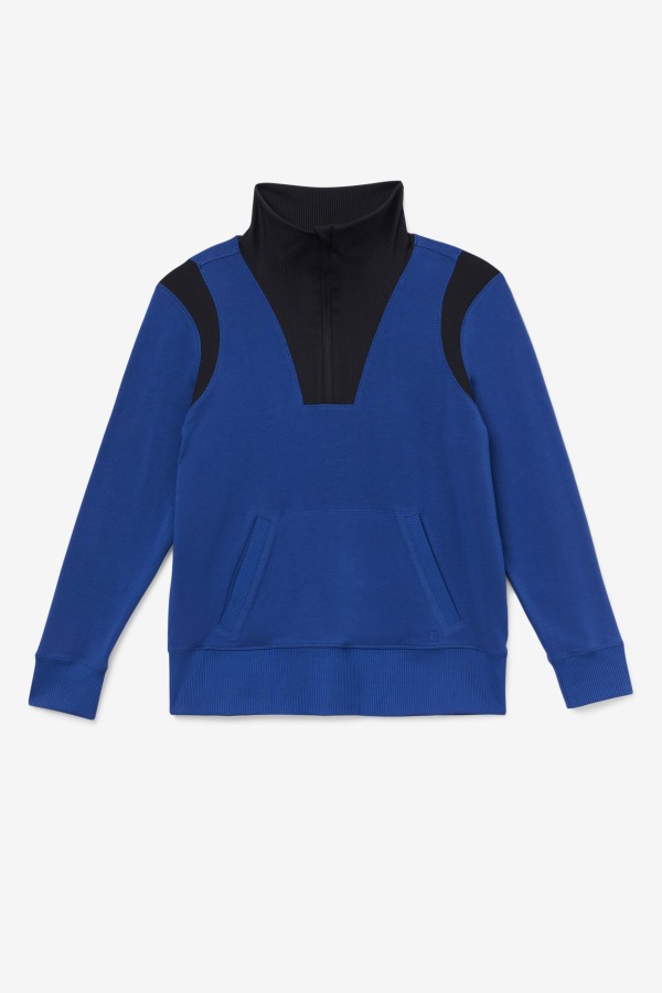 Navy Peony Fila Outlets Fi-Lux Half Zip