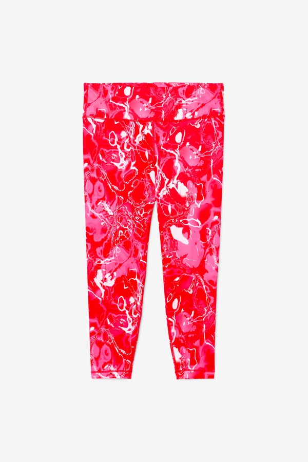 Pink Marble Fila Outlets Forza Sleek 7/8 Leggings