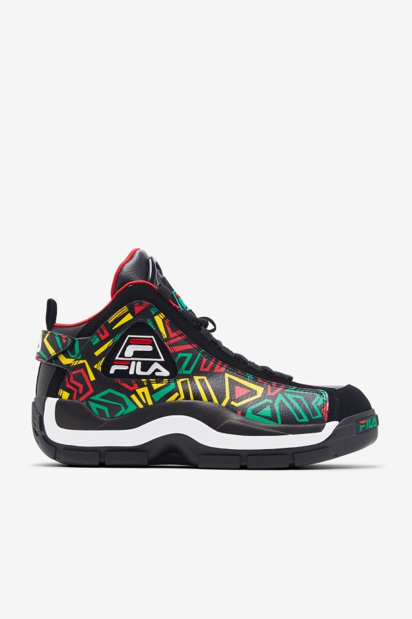 Fila Outlets Black/Jelly Bean/Lemon Men's Grant Hill 2