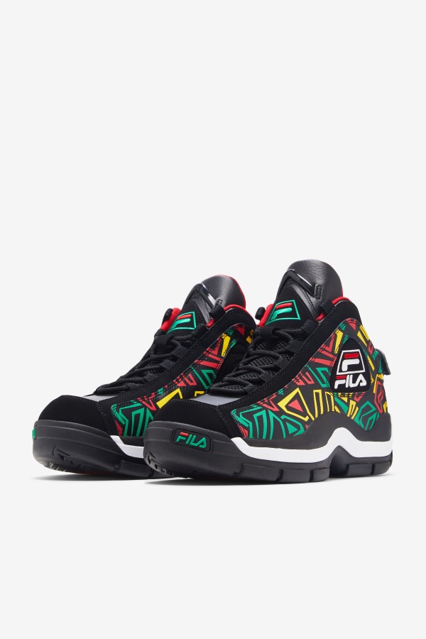 Fila Outlets Black/Jelly Bean/Lemon Men\'s Grant Hill 2