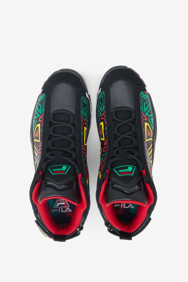 Fila Outlets Black/Jelly Bean/Lemon Men\'s Grant Hill 2