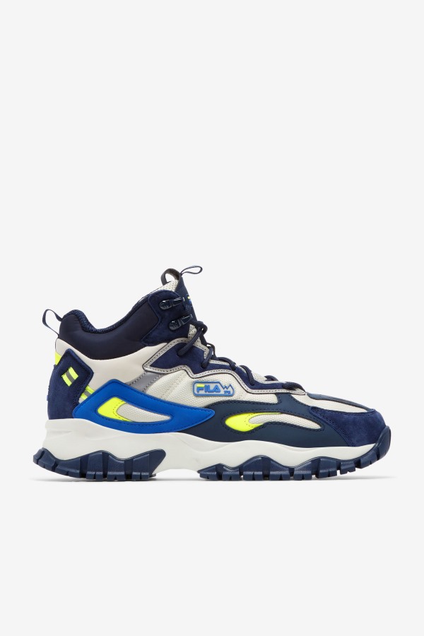 Fila Outlets Men's Ray Tracer Tr 2 Mid Pelican/Blues/Blue
