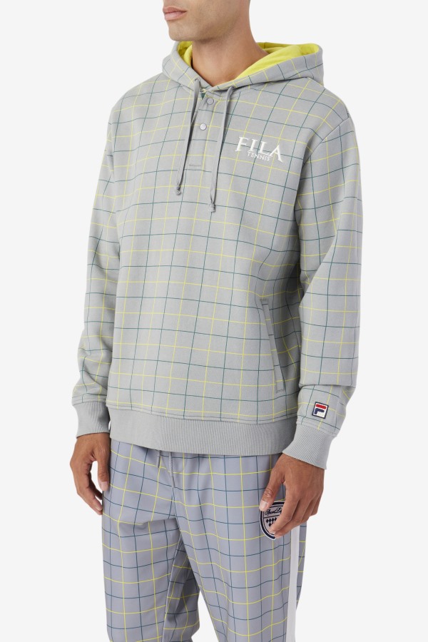 Rish Hoodie Fila Outlets Monument/Yellow/June Bug