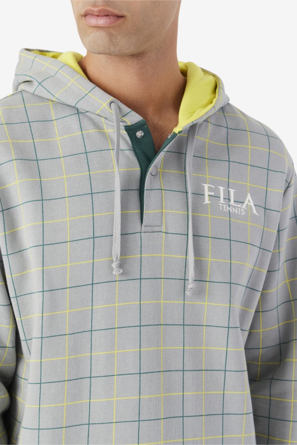 Rish Hoodie Fila Outlets Monument/Yellow/June Bug