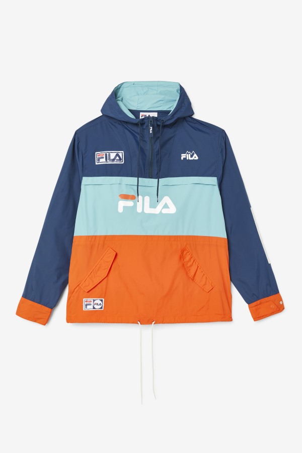Navy/Bayou/Cherry Tomato Tharu Windjacket Fila Outlets
