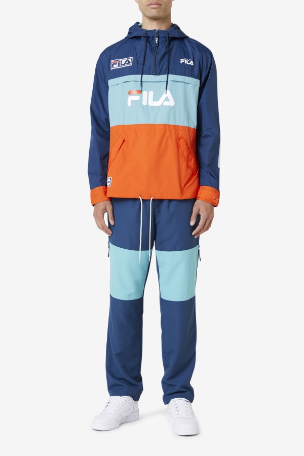 Navy/Bayou/Cherry Tomato Tharu Windjacket Fila Outlets