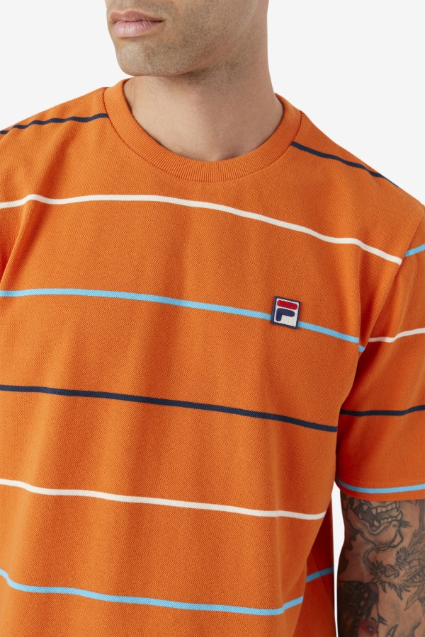 Fila Outlets Thiago Crew Orange/Teal/Egret