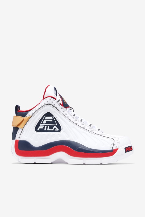 Men's Grant Hill 2 Game Break White/Blues/Red Fila Outlets