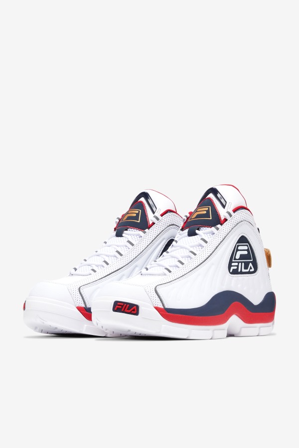 Men\'s Grant Hill 2 Game Break White/Blues/Red Fila Outlets