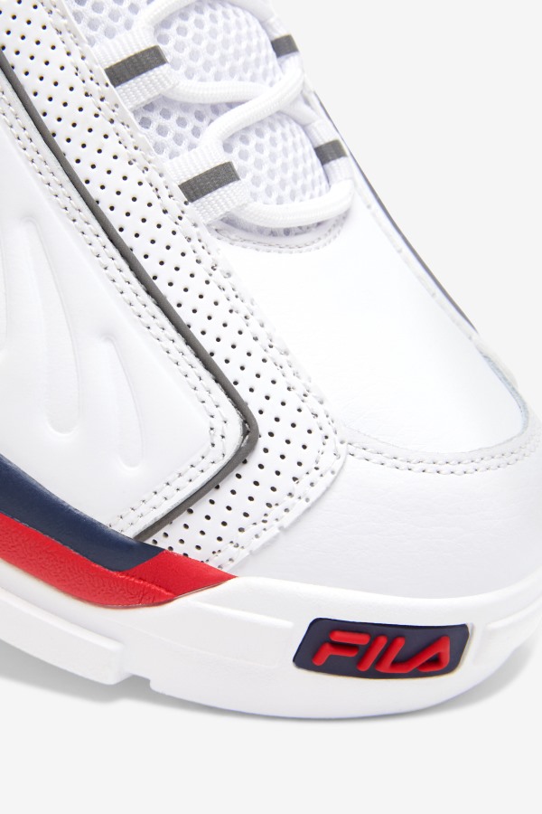 Men\'s Grant Hill 2 Game Break White/Blues/Red Fila Outlets