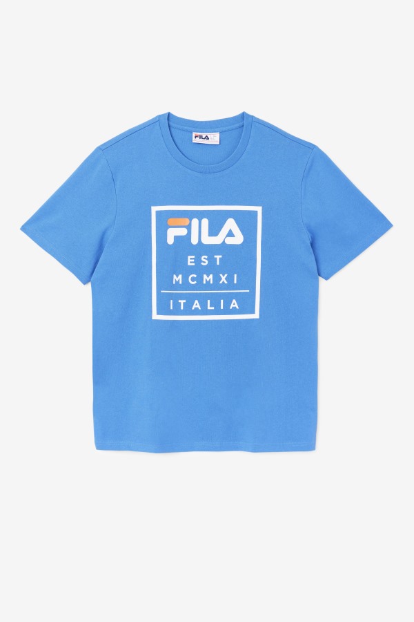 Strong Blue Fila Outlets Tenez Tee