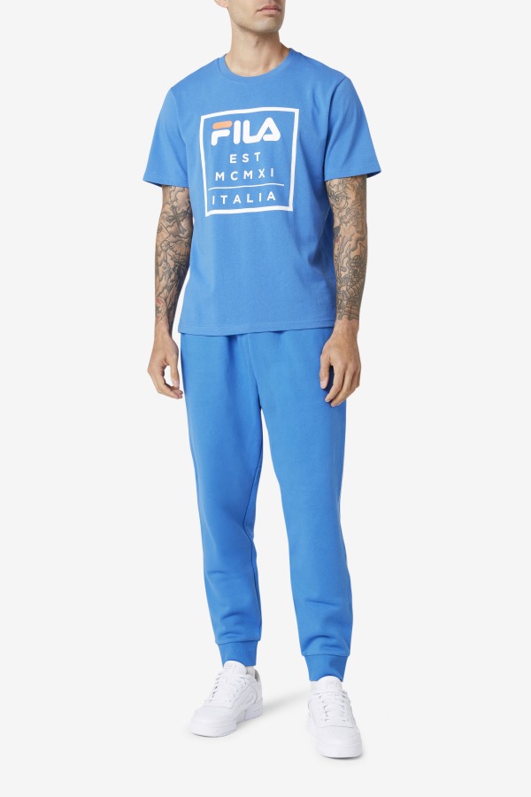 Strong Blue Fila Outlets Tenez Tee
