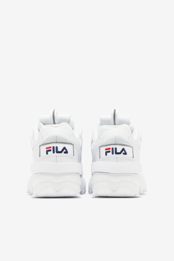 Big Kids\' Disruptor 2 EXP White/Navy/Red Fila Outlets
