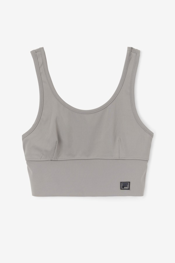 Brushed Nickel Fila Outlets Kora Bra Top