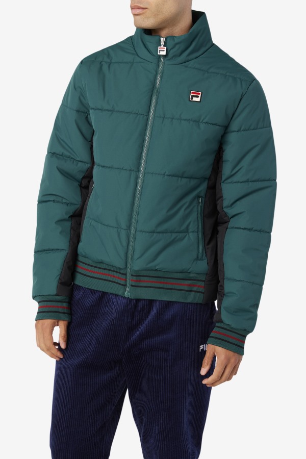 Fila Outlets Watson Puffer Jacket June Bug/Black