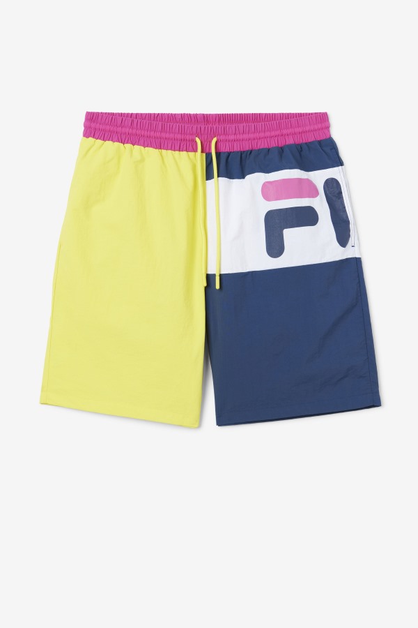 Yellow/Navy/White Cosire Swim Short Fila Outlets