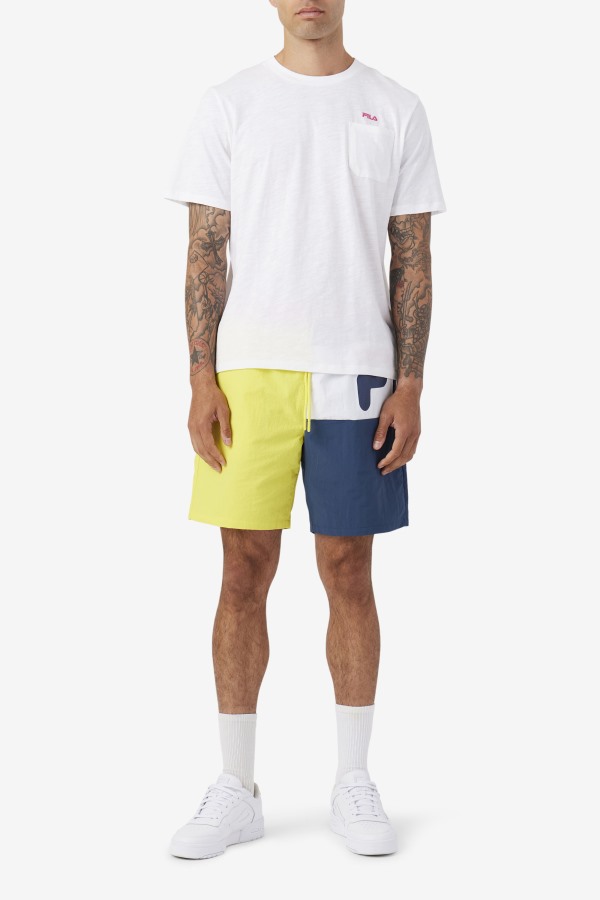 Yellow/Navy/White Cosire Swim Short Fila Outlets