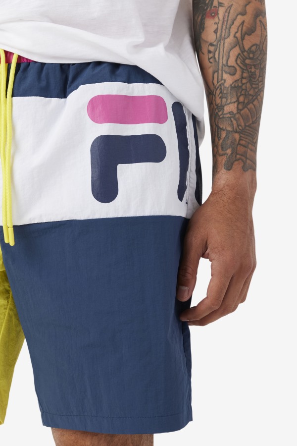 Yellow/Navy/White Cosire Swim Short Fila Outlets