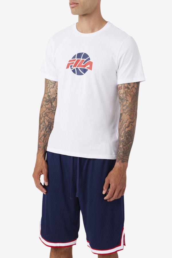 White/Navy/Red Nomi Tee Fila Outlets