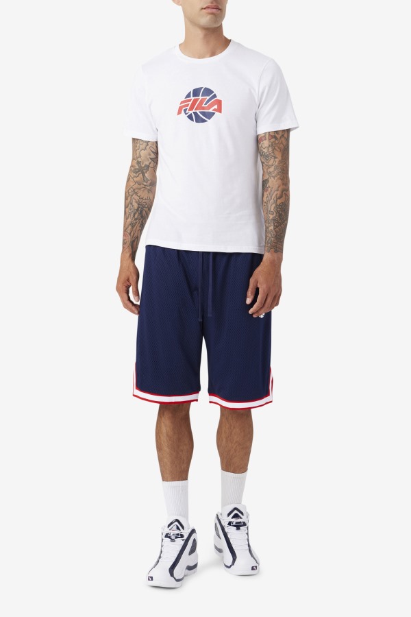 White/Navy/Red Nomi Tee Fila Outlets