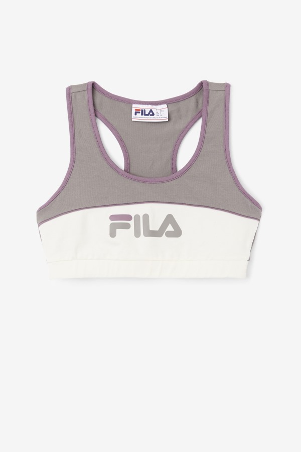 Brushed Nickel Fila Outlets Kairi Bra Top