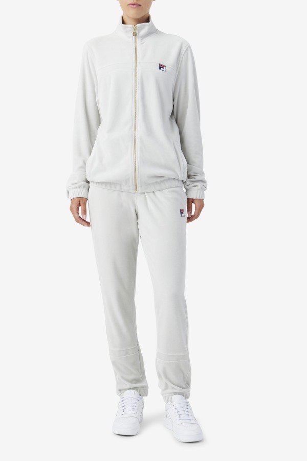 Dawn Blue Fila Outlets Ravid Velour Pant
