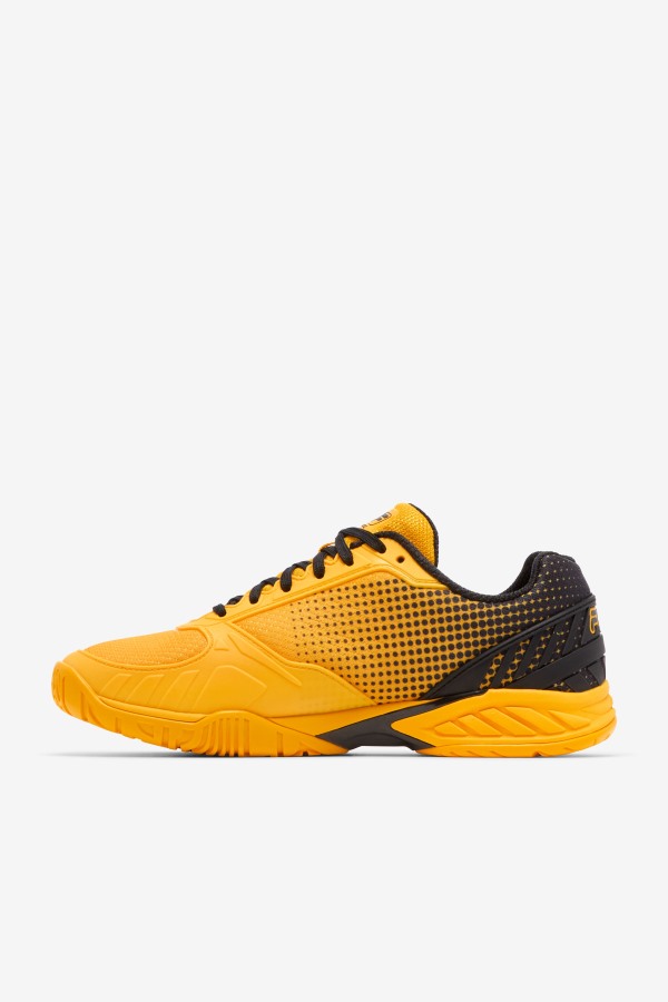 Citrus/Black Fila Outlets Men\'s Volley Zone
