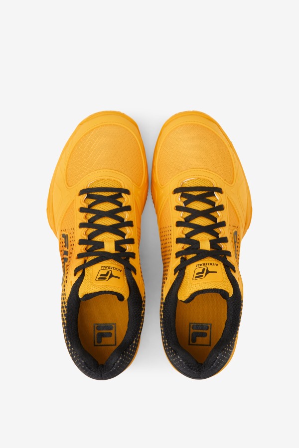 Citrus/Black Fila Outlets Men\'s Volley Zone