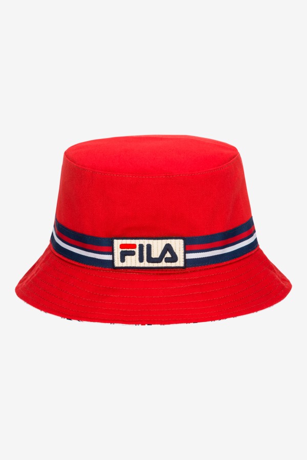Fila Outlets reversible bucket hat Red