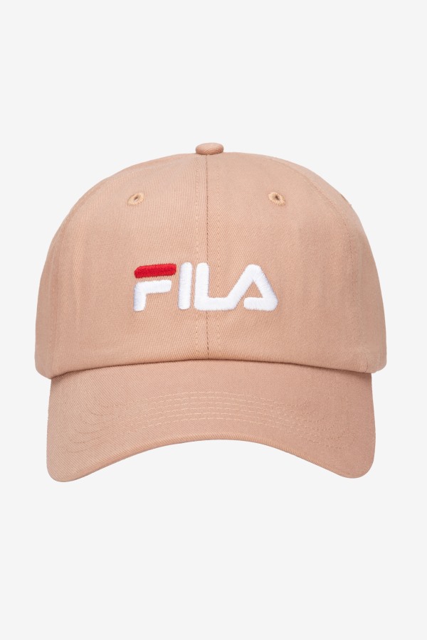 Fila Outlets Mahogany Rose Embroidered Logo Baseball Hat